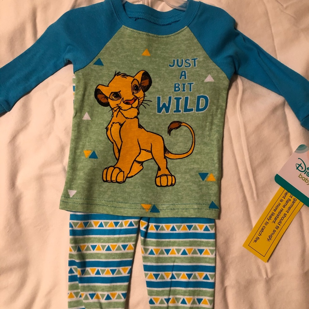 “Just a Bit Wild” Disney pajama set.
